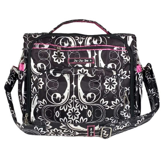 Ju-Ju-Be Handbags - Ju-Ju-Be Shadow Waltz B.F.F. Convertible Diaper Bag Shoulder Tote W/Changing Pad
